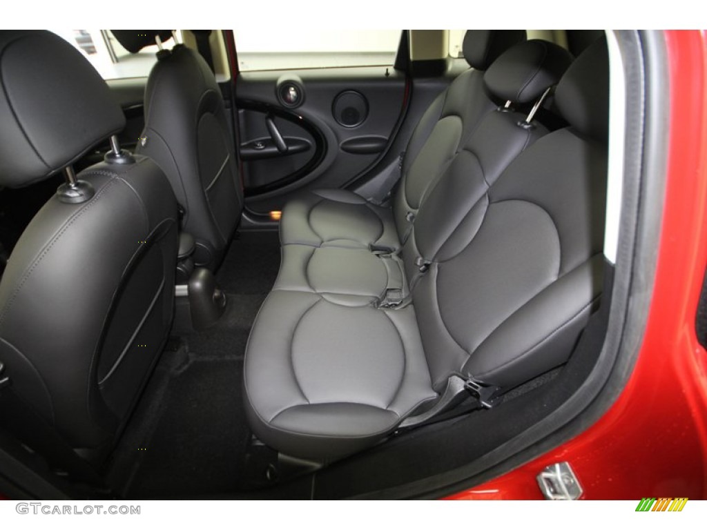 2013 Mini Cooper S Countryman ALL4 AWD Rear Seat Photo #77554970