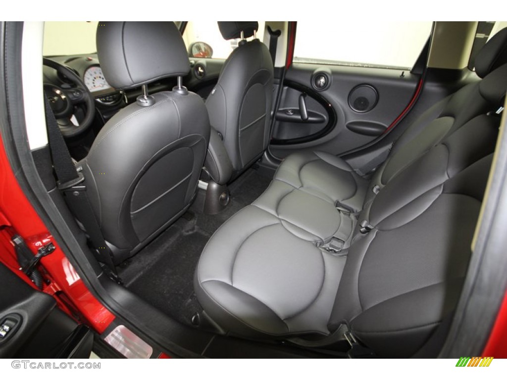 2013 Mini Cooper S Countryman ALL4 AWD Rear Seat Photo #77555003