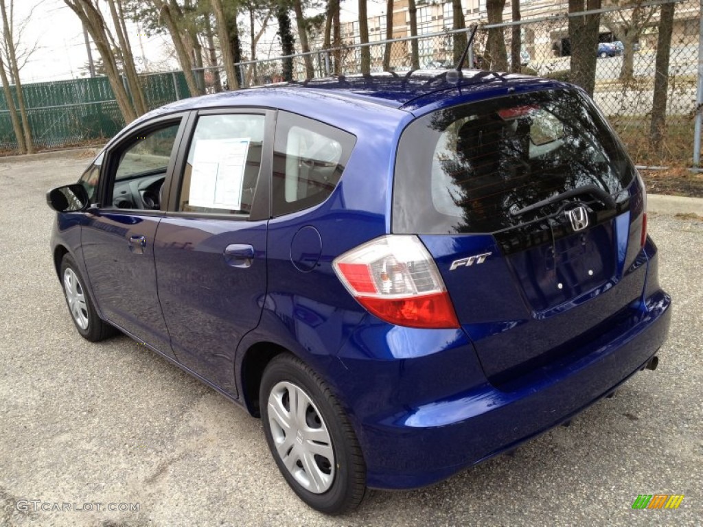 Vortex Blue Pearl 2011 Honda Fit Standard Fit Model Exterior Photo #77556285