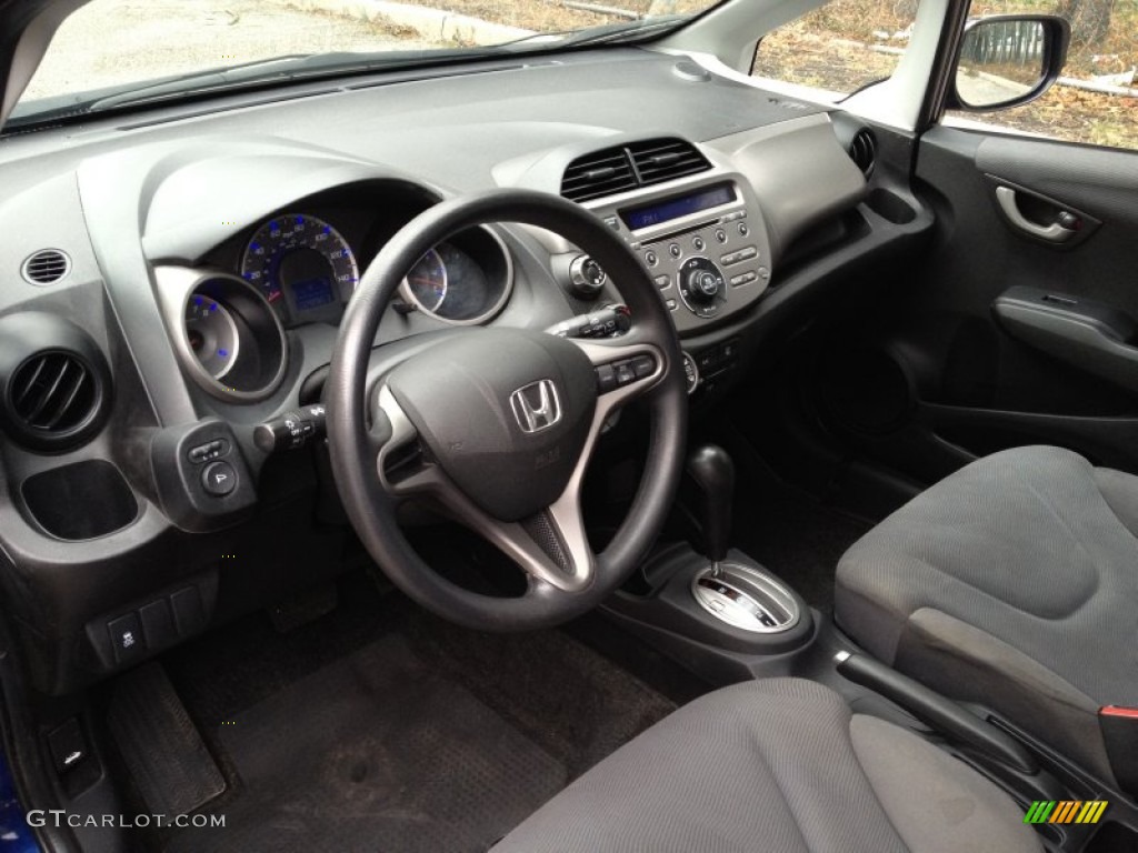 Gray Interior 2011 Honda Fit Standard Fit Model Photo #77556329
