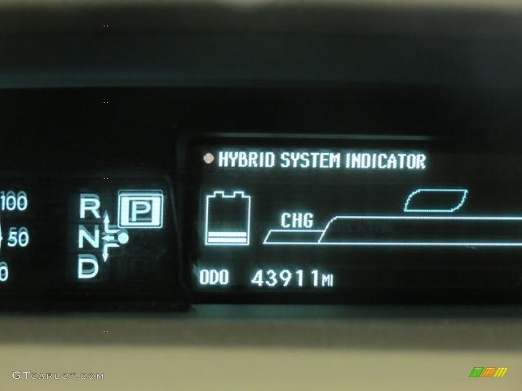 2010 Prius Hybrid II - Blue Ribbon Metallic / Dark Gray photo #12