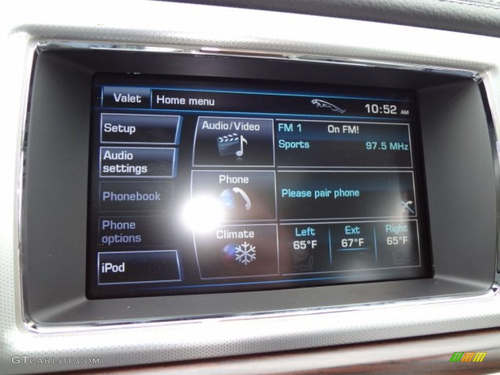 2013 Jaguar XF I4 T Audio System Photo #77556807