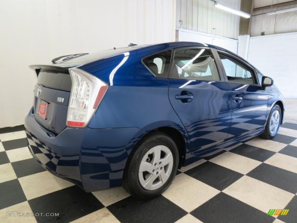 2010 Prius Hybrid II - Blue Ribbon Metallic / Dark Gray photo #29