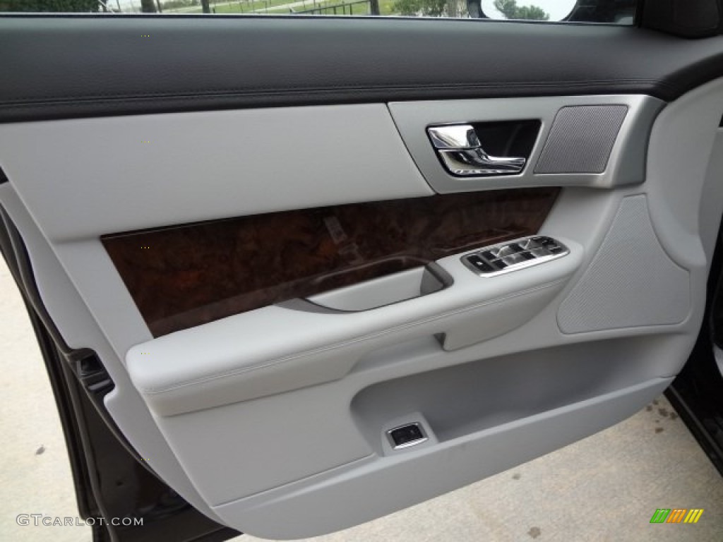 2013 Jaguar XF I4 T Dove/Warm Charcoal Door Panel Photo #77557169
