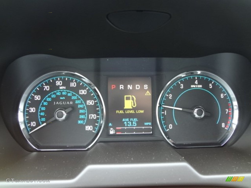 2013 Jaguar XF I4 T Gauges Photo #77557191