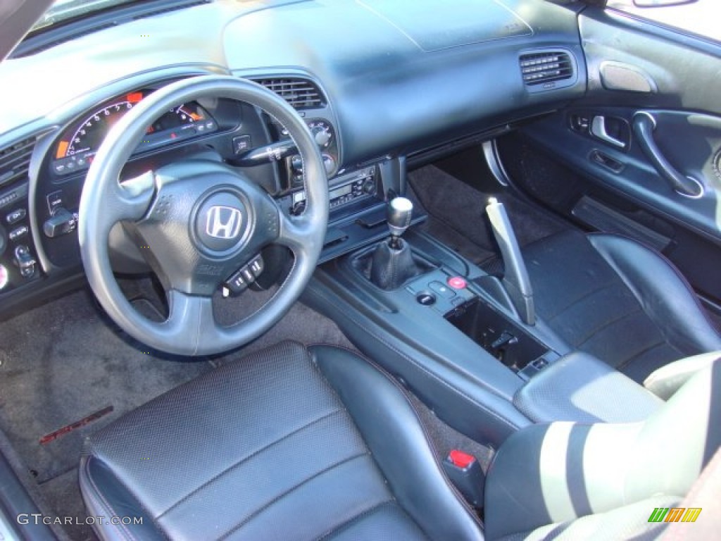 Black Interior 2008 Honda S2000 Roadster Photo #77557924