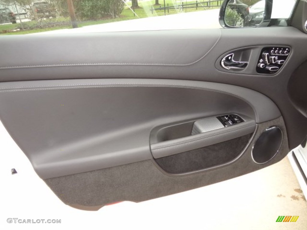 2013 Jaguar XK XKR Coupe Warm Charcoal Door Panel Photo #77558070