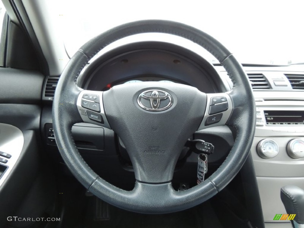 2011 Toyota Camry SE Dark Charcoal Steering Wheel Photo #77558559