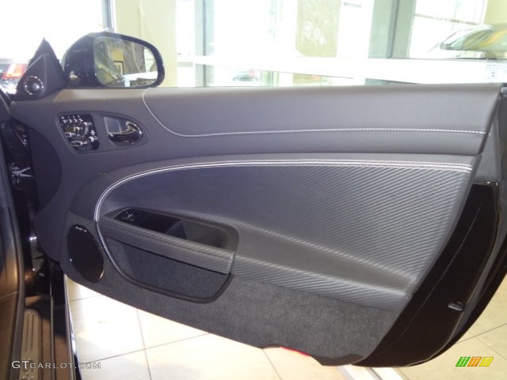 2013 Jaguar XK XKR-S Coupe XKR-S Warm Charcoal Door Panel Photo #77558583