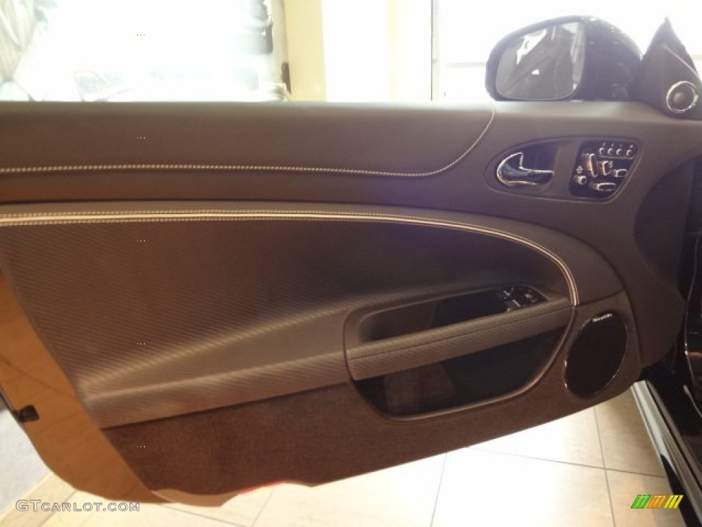 2013 Jaguar XK XKR-S Coupe XKR-S Warm Charcoal Door Panel Photo #77558612