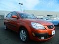 2009 Sunset Orange Kia Rio Rio5 LX Hatchback  photo #1