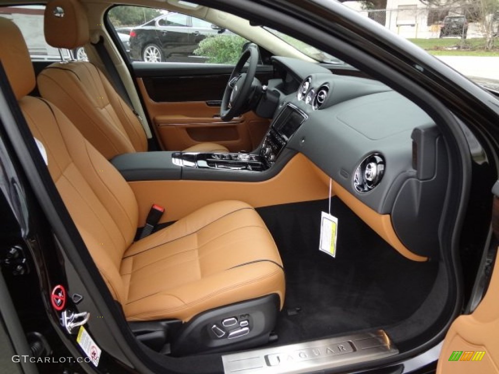 London Tan/Jet Interior 2013 Jaguar XJ XJL Portfolio Photo #77559051