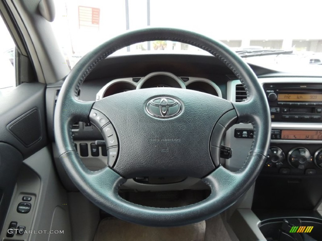 2004 Toyota 4Runner Sport Edition Stone Steering Wheel Photo #77559115