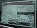 2013 Jaguar XJ XJL Portfolio Window Sticker