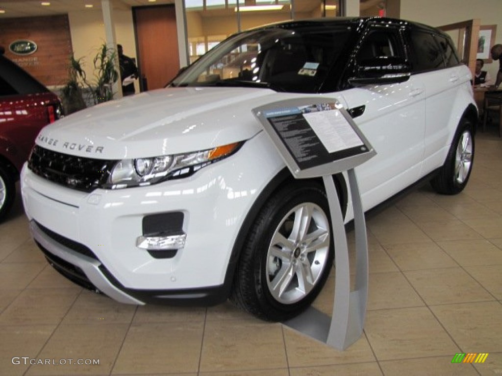 Fuji White 2013 Land Rover Range Rover Evoque Dynamic Exterior Photo #77559924