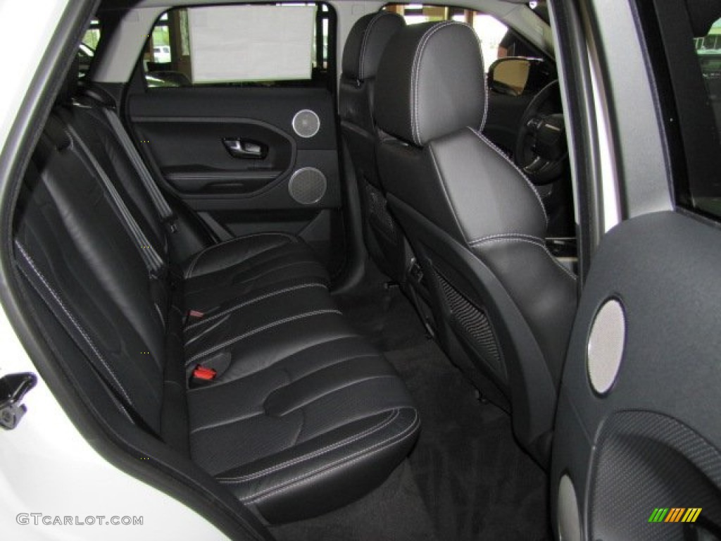 Ebony Interior 2013 Land Rover Range Rover Evoque Dynamic Photo #77560065