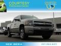 2009 Silver Birch Metallic Chevrolet Silverado 1500 LT Crew Cab  photo #1