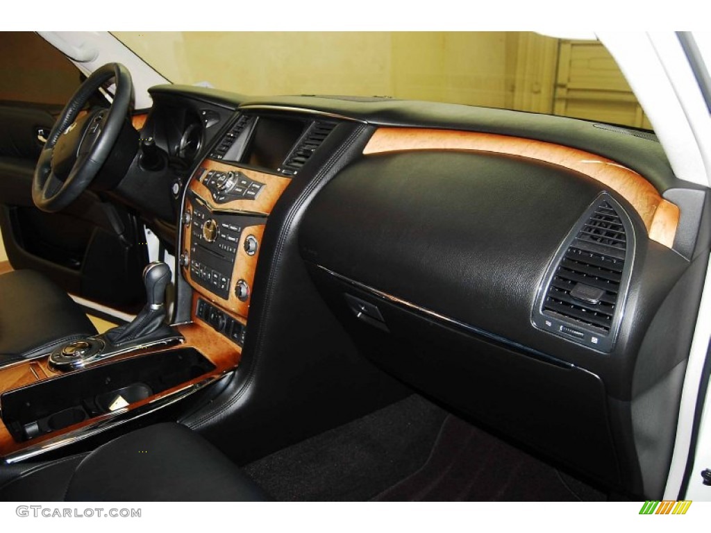 2011 Infiniti QX 56 Graphite Dashboard Photo #77560746