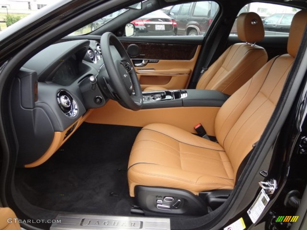 London Tan/Jet Interior 2013 Jaguar XJ XJ Photo #77561085