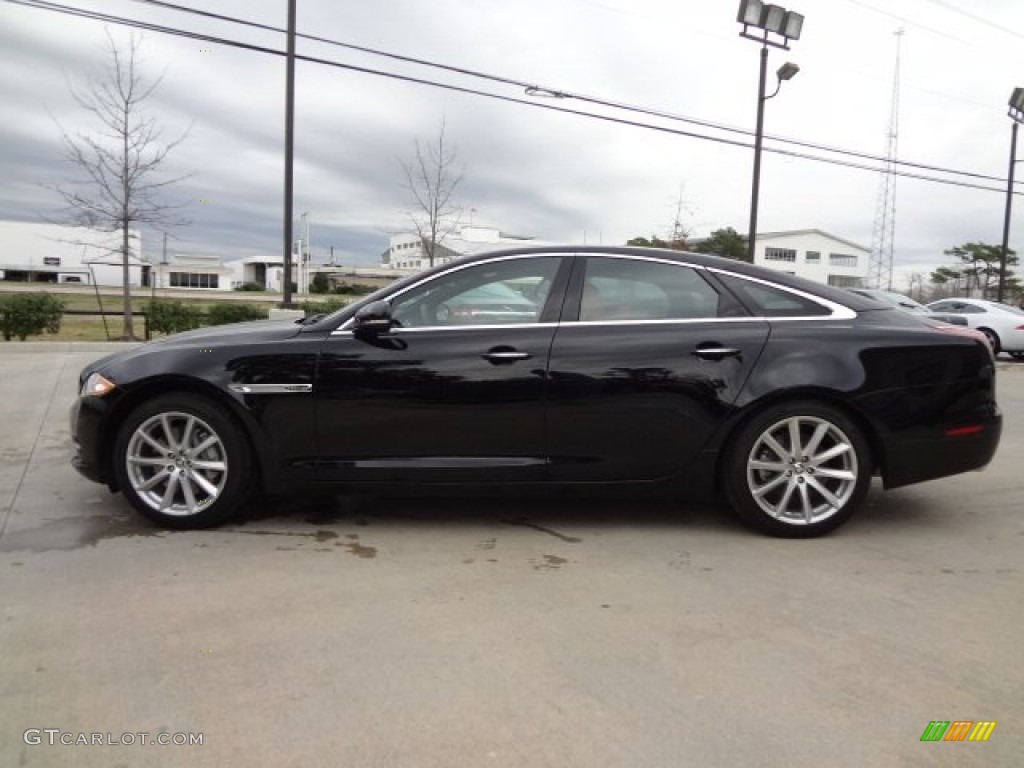 Ebony Black 2013 Jaguar XJ XJ Exterior Photo #77561217