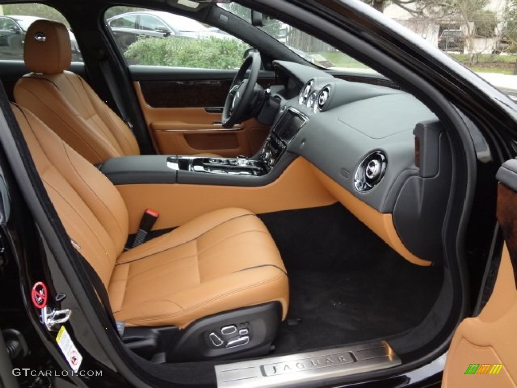 London Tan/Jet Interior 2013 Jaguar XJ XJ Photo #77561331
