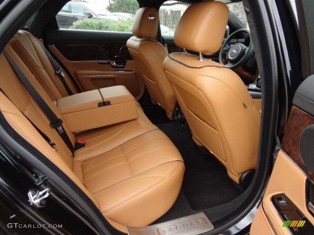 London Tan/Jet Interior 2013 Jaguar XJ XJ Photo #77561352