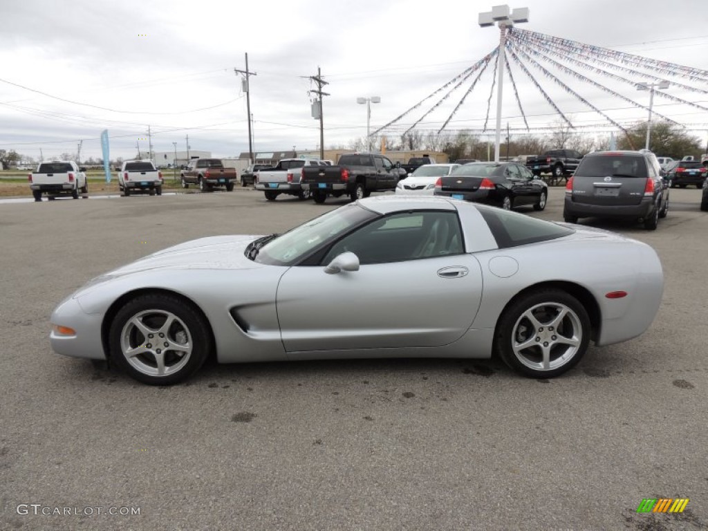 Quicksilver Metallic 2003 Chevrolet Corvette Coupe Exterior Photo #77561386