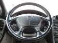 Light Gray 2003 Chevrolet Corvette Coupe Steering Wheel