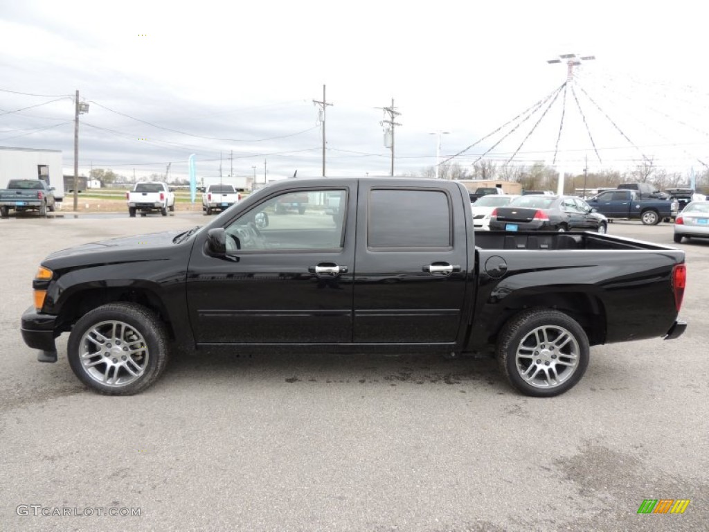 Black 2011 Chevrolet Colorado LT Crew Cab Exterior Photo #77561965