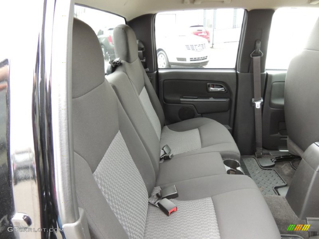2011 Chevrolet Colorado LT Crew Cab Rear Seat Photo #77562045