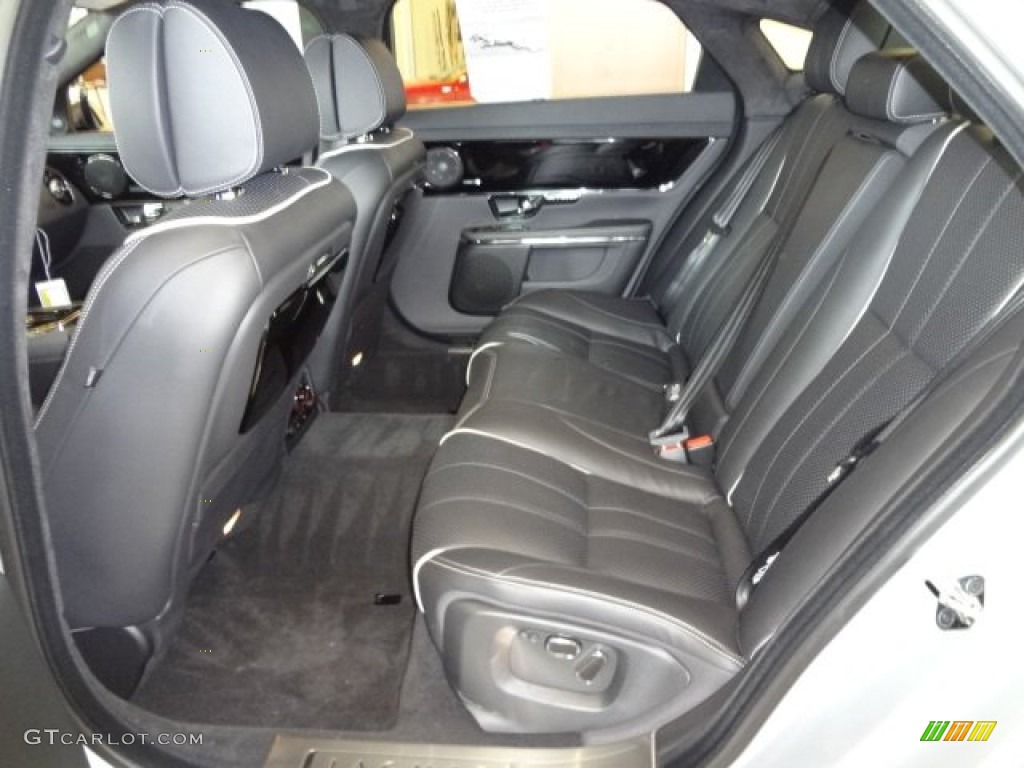 2013 Jaguar XJ XJL Portfolio AWD Rear Seat Photo #77562170