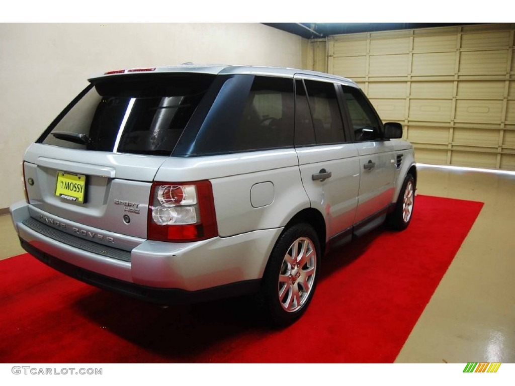 2009 Range Rover Sport HSE - Zermatt Silver / Ebony/Ebony photo #6