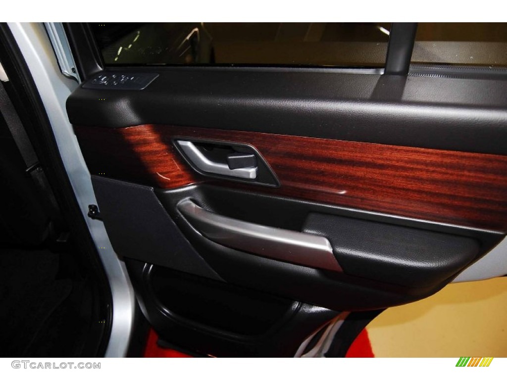 2009 Land Rover Range Rover Sport HSE Ebony/Ebony Door Panel Photo #77562635