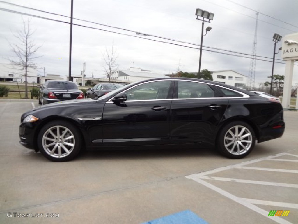 Ebony Black 2013 Jaguar XJ XJ Exterior Photo #77562639