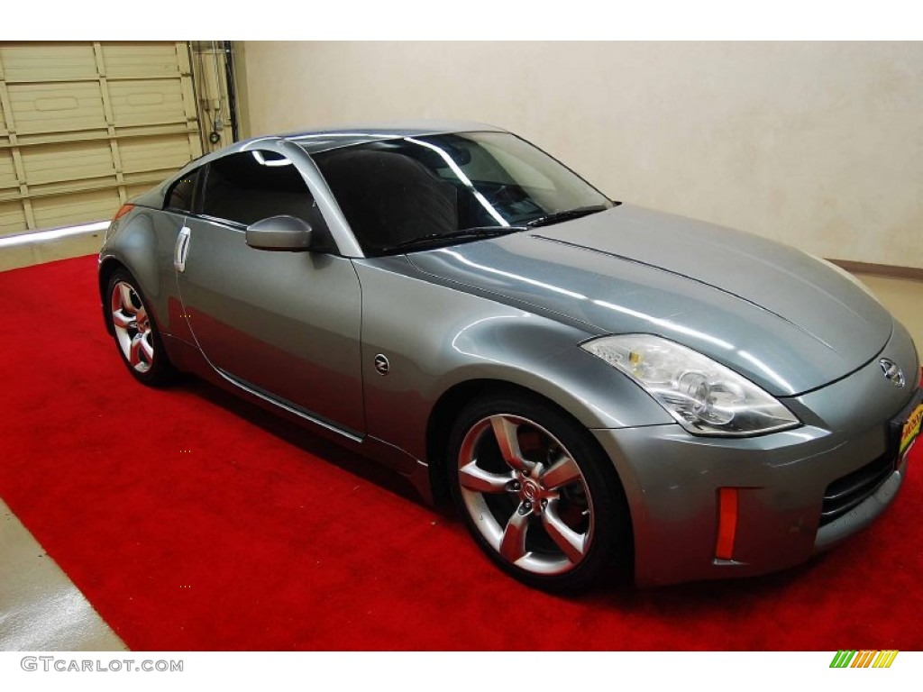 2006 350Z Touring Coupe - Silverstone Metallic / Carbon Black photo #1