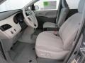 Light Gray Front Seat Photo for 2013 Toyota Sienna #77563008