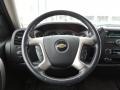 Ebony 2010 Chevrolet Silverado 1500 LT Extended Cab Steering Wheel