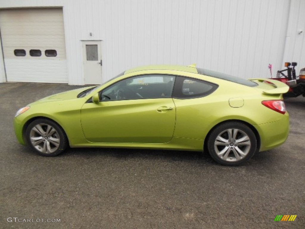 2010 Genesis Coupe 3.8 Coupe - Lime Rock Green / Black photo #1