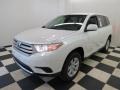 2013 Blizzard White Pearl Toyota Highlander   photo #3