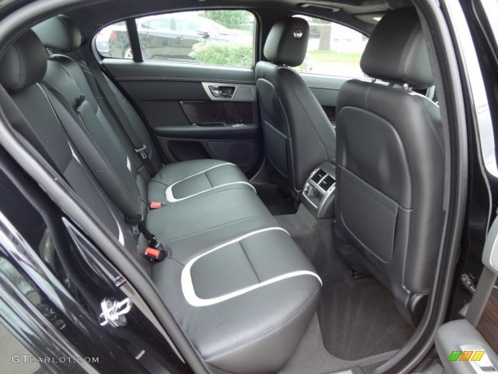 2013 Jaguar XF 3.0 Rear Seat Photo #77563876