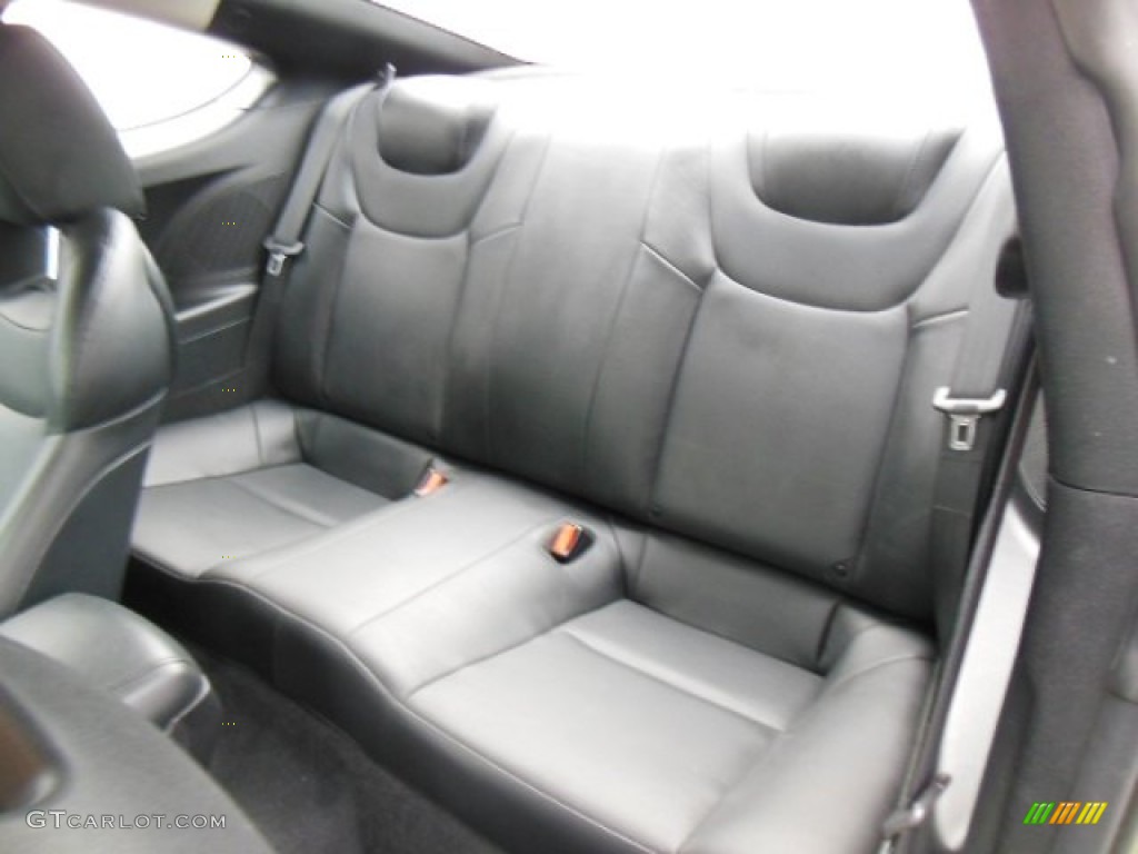 Black Interior 2010 Hyundai Genesis Coupe 3.8 Coupe Photo #77563900