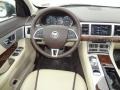 2013 Jaguar XF Barley/Truffle Interior Steering Wheel Photo