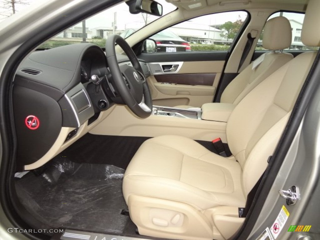 Barley/Warm Charcoal Interior 2013 Jaguar XF 3.0 Photo #77564643