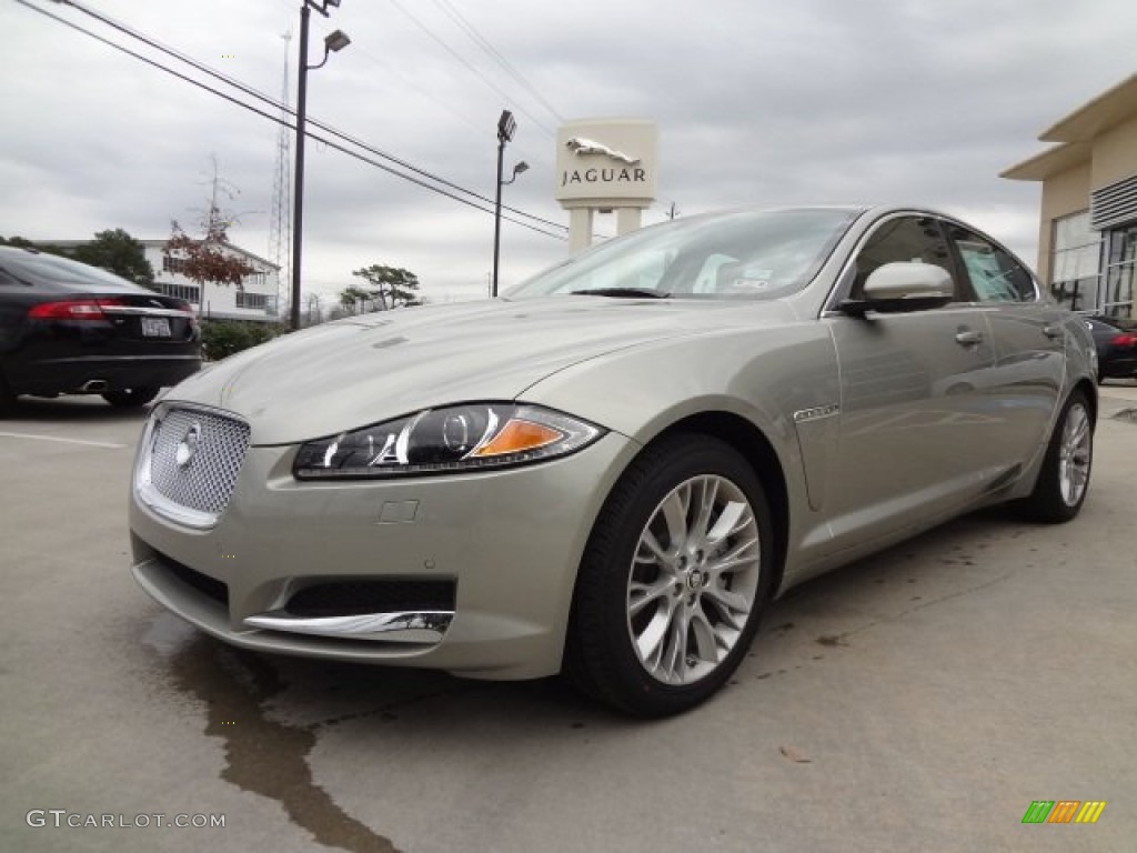 Cashmere Metallic 2013 Jaguar XF 3.0 Exterior Photo #77564709