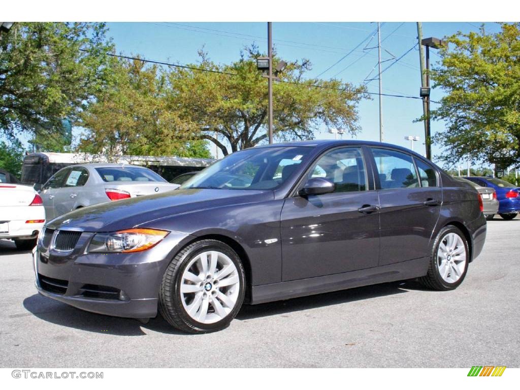 2008 3 Series 328i Sedan - Sparkling Graphite Metallic / Gray photo #3