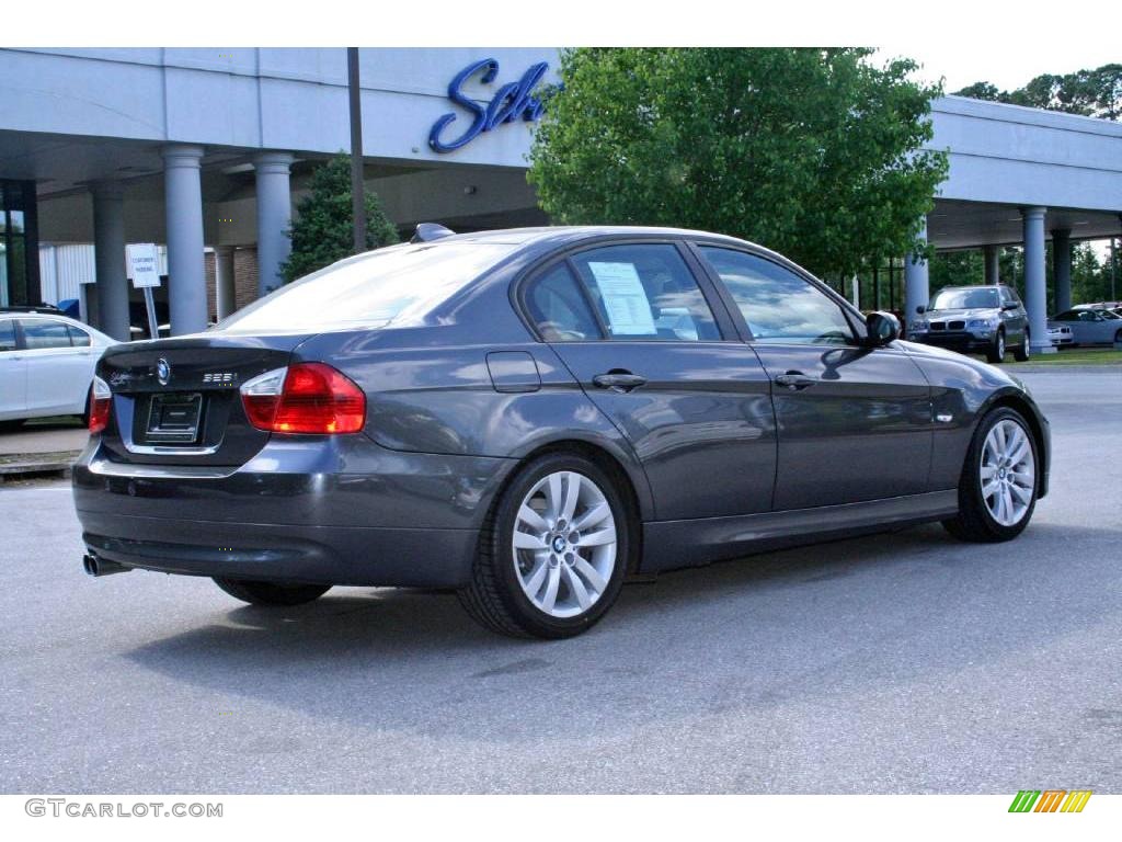 2008 3 Series 328i Sedan - Sparkling Graphite Metallic / Gray photo #7