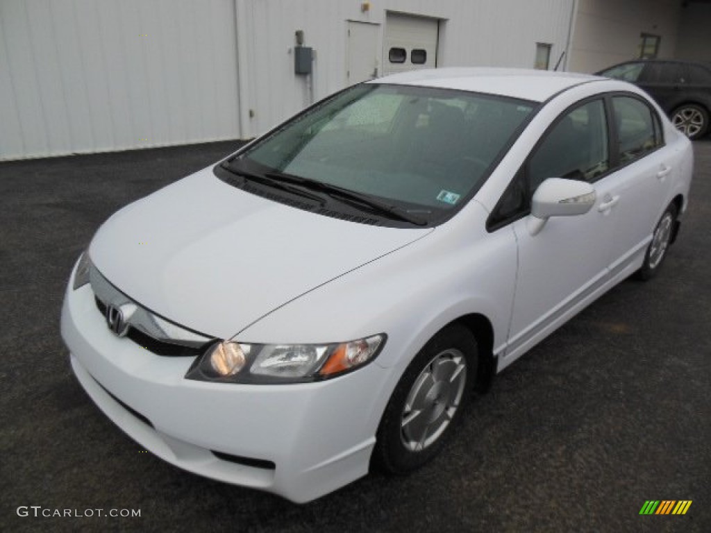 Spectrum White Pearl 2010 Honda Civic Hybrid Sedan Exterior Photo #77565624