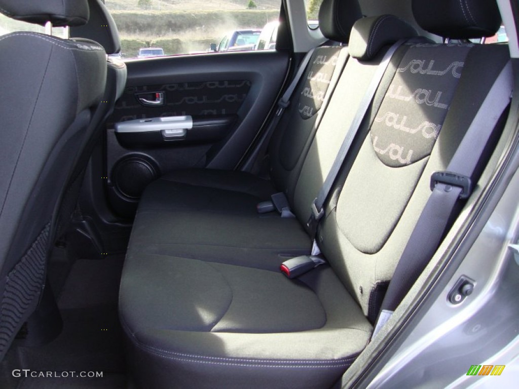 Red Rock Brown Cloth/Black Leather Interior 2012 Kia Soul + Photo #77567259