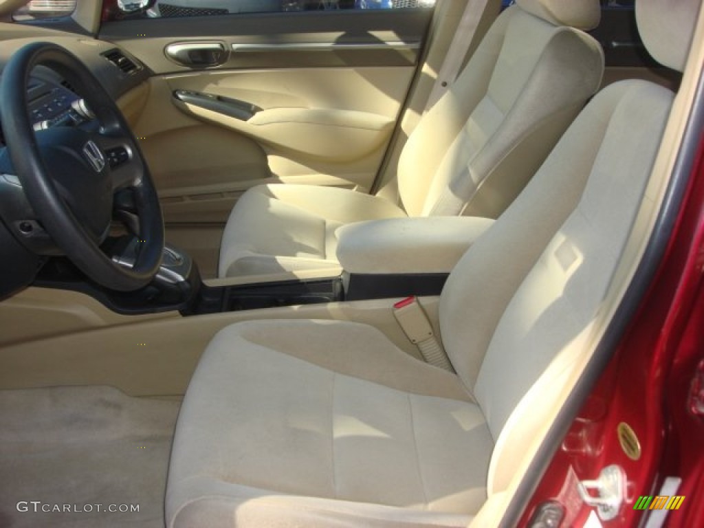 2008 Honda Civic EX Sedan Front Seat Photo #77567778