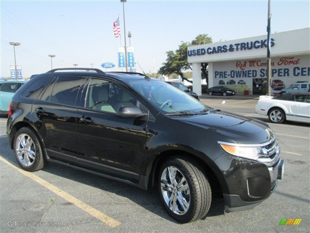2012 Edge SEL EcoBoost - Black / Medium Light Stone photo #1